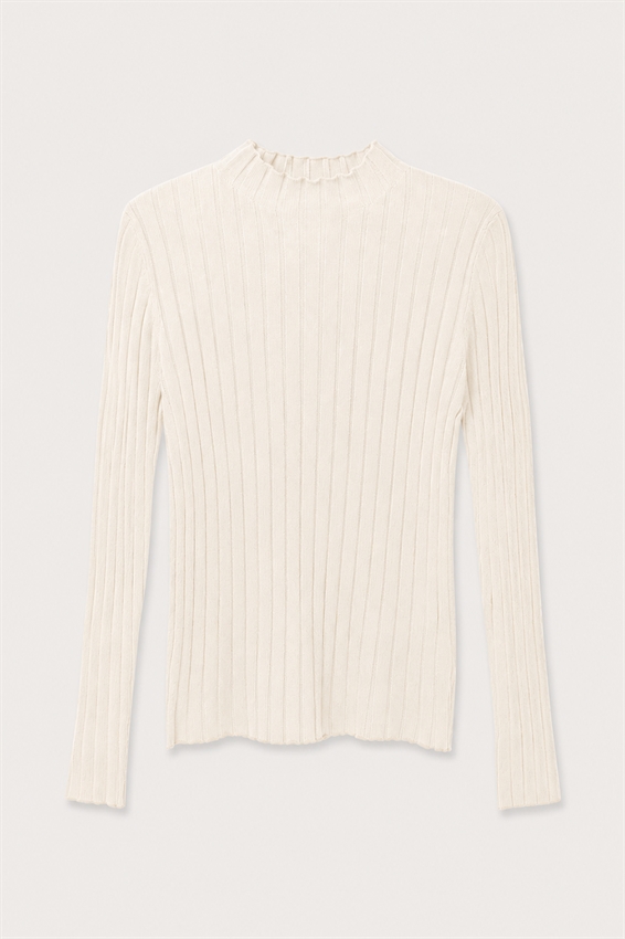 MAGLIA MEZZO COLLO A COSTA