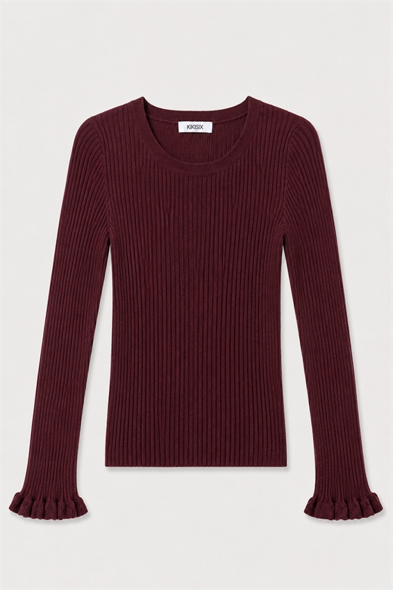 MAGLIA PARICOLLO A COSTINA IN LUREX