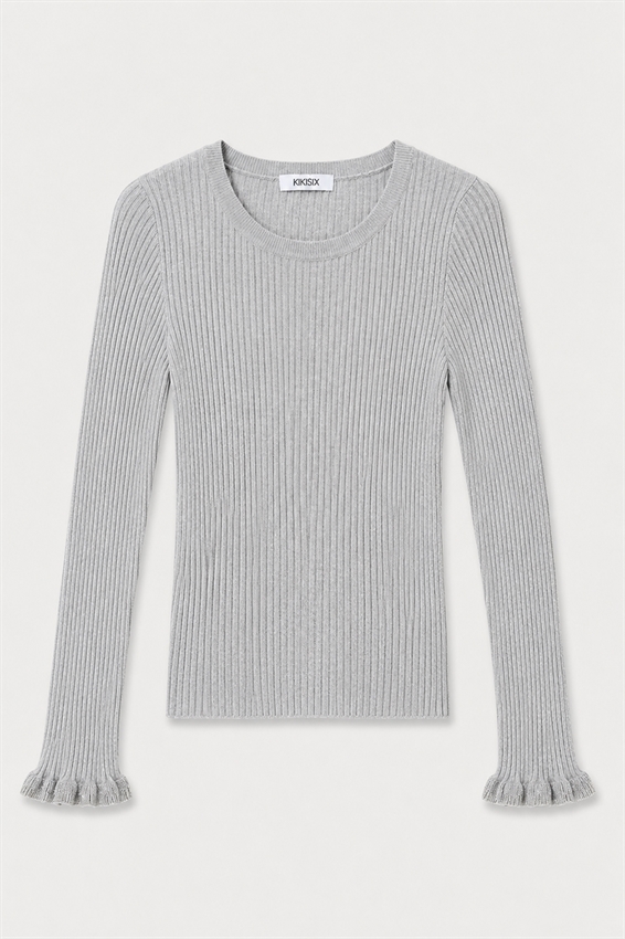 MAGLIA PARICOLLO A COSTINA IN LUREX
