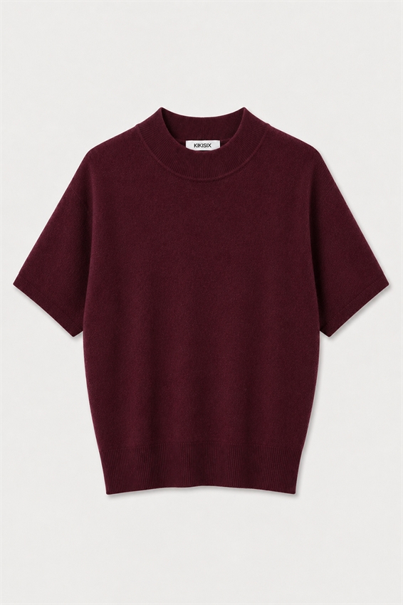MAGLIA MEZZO COLLO MANICA CORTA