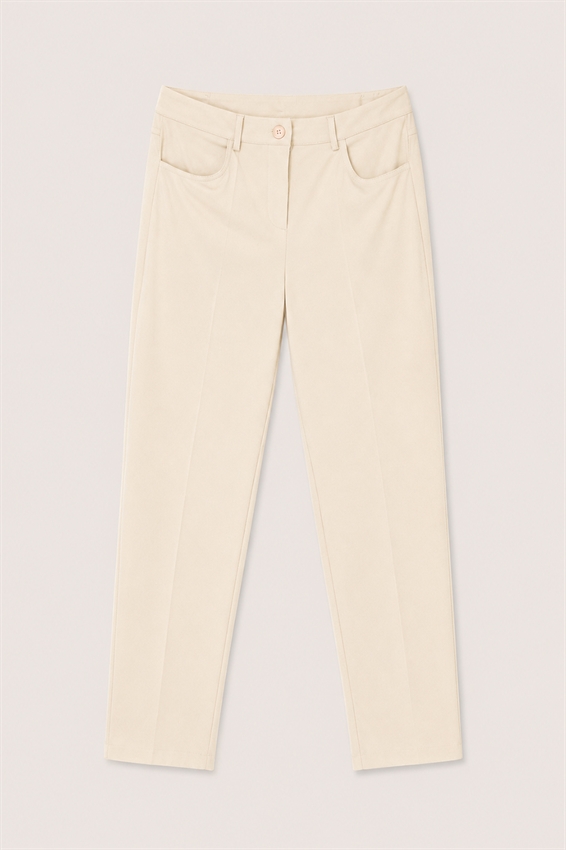 PANTALONE A 5 TASCHE CON PIEGA CENTRALE
