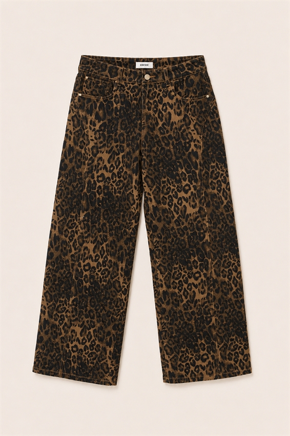 PANTALONE DRITTO A 5 TASCHE MACULATO