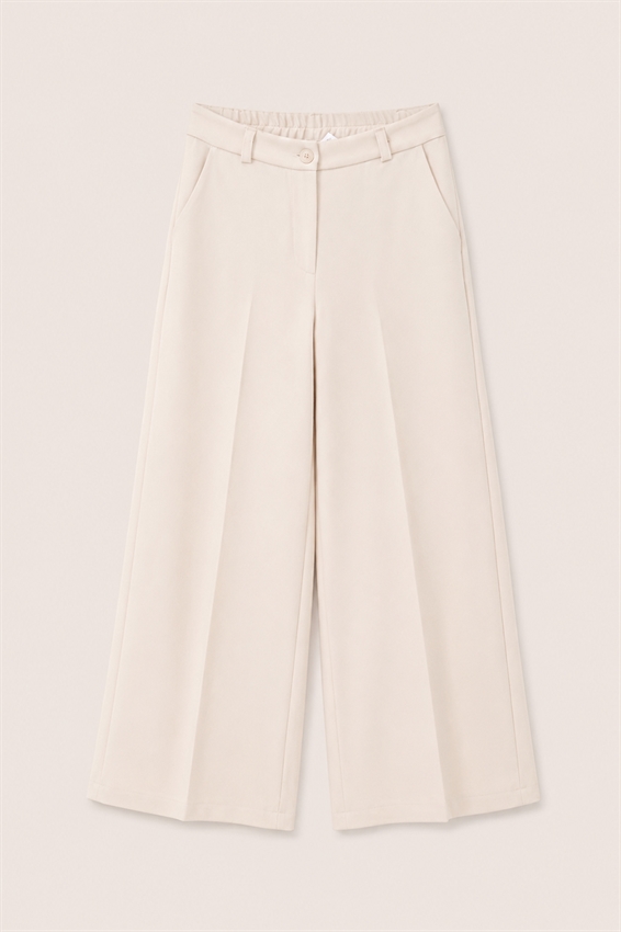 PANTA PALAZZO CON ELASTICO DIETRO E CINTURA
