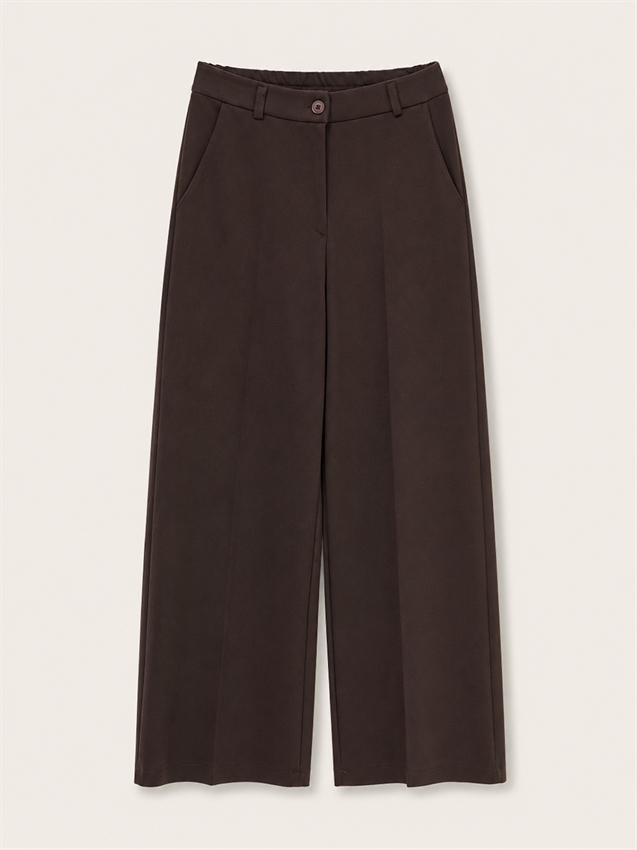 PANTA PALAZZO CON ELASTICO DIETRO E CINTURA