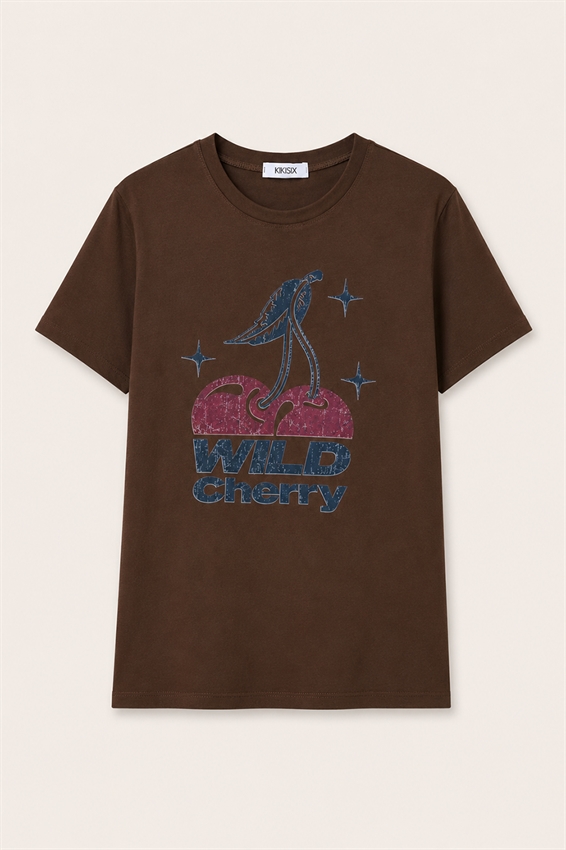 T-SHIRT CON STAMPA CHERRY