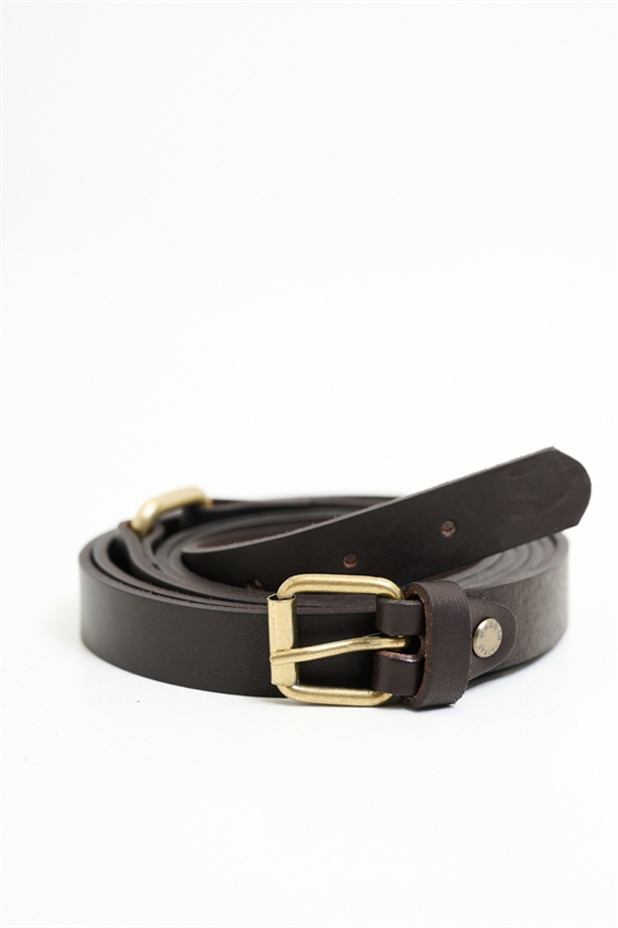 CINTURA DOUBLE FIBBIA ORO