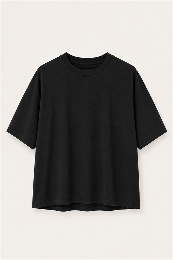 T-SHIRT OVER CON SPALLA SCESA