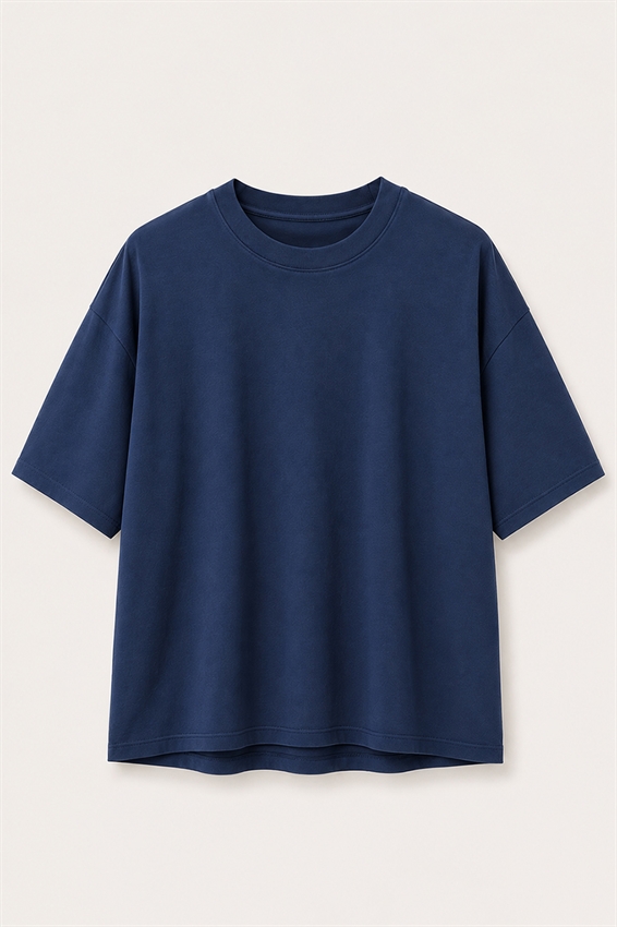 T-SHIRT OVER CON SPALLA SCESA