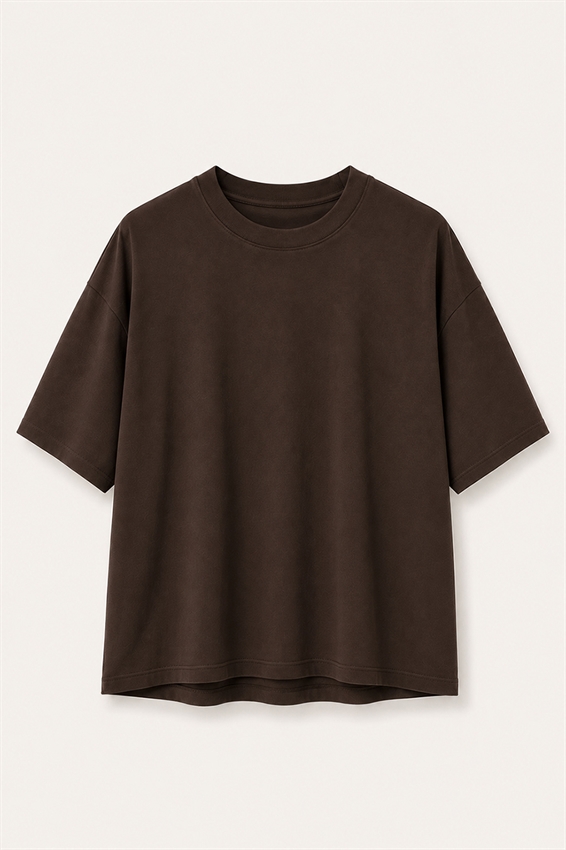 T-SHIRT OVER CON SPALLA SCESA