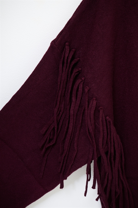 CARDIGAN APERTO CON FRANGE