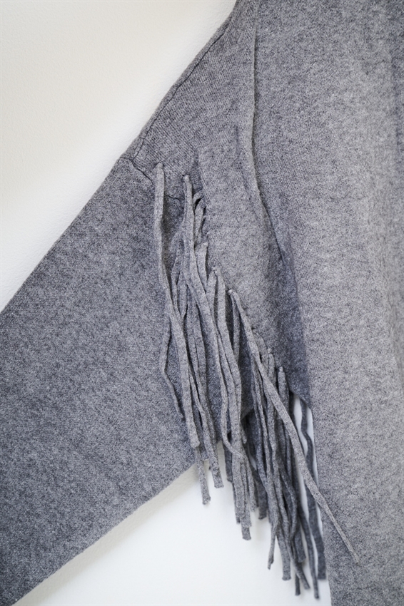 CARDIGAN APERTO CON FRANGE