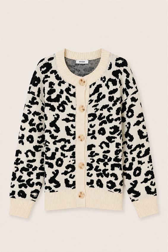 CARDIGAN MACULATO