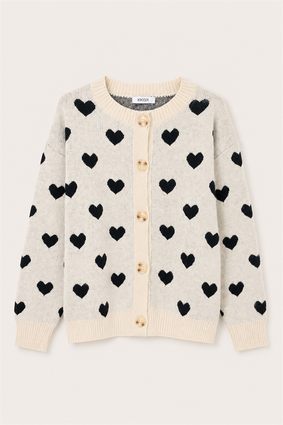 CARDIGAN A CUORI