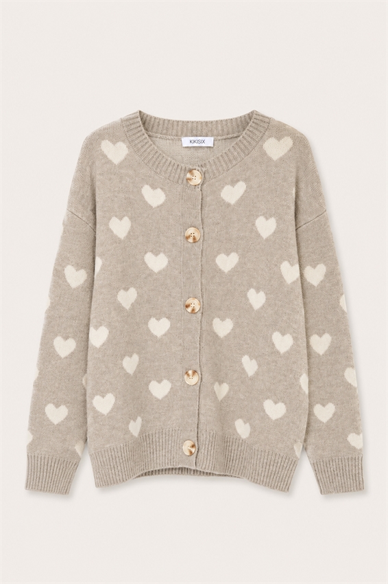 CARDIGAN A CUORI
