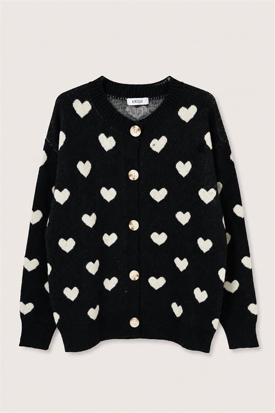CARDIGAN A CUORI