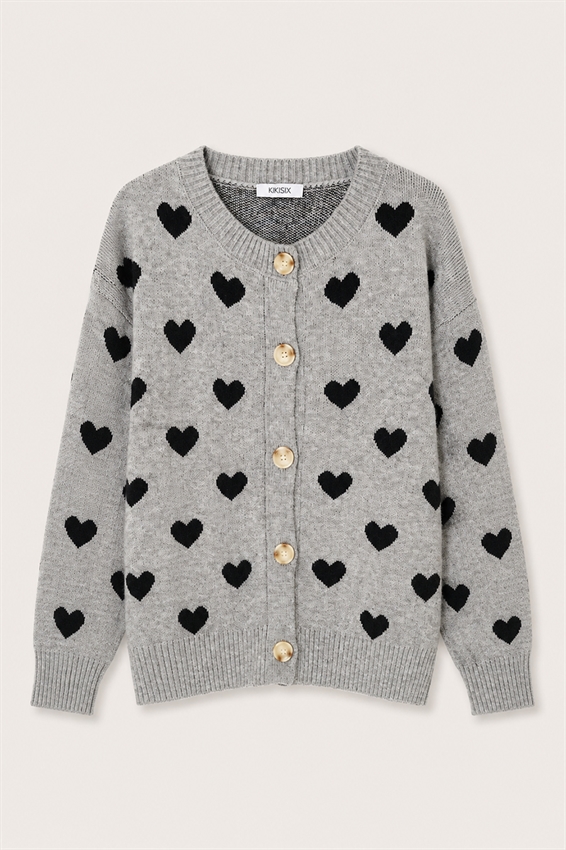 CARDIGAN A CUORI