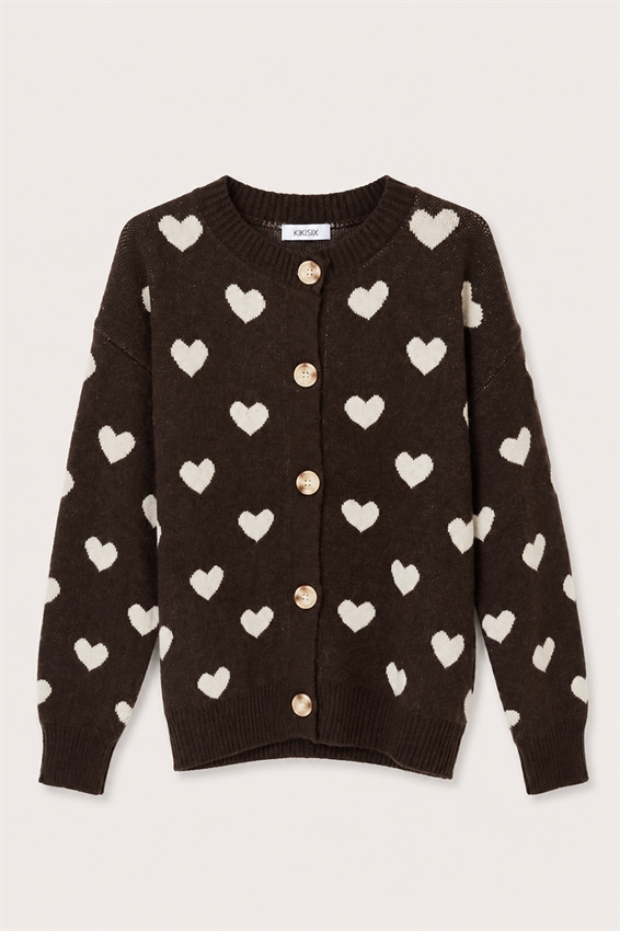 CARDIGAN A CUORI