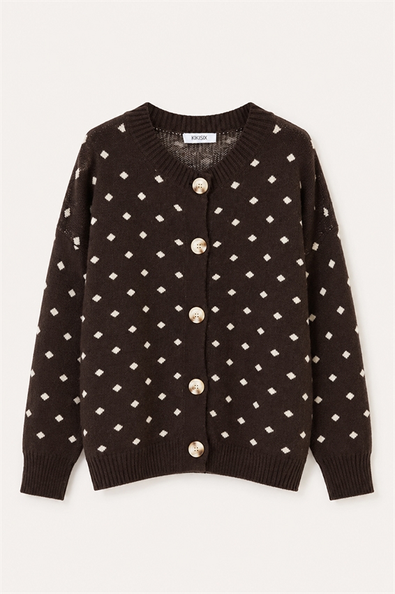 CARDIGAN CON POIS PICCOLI