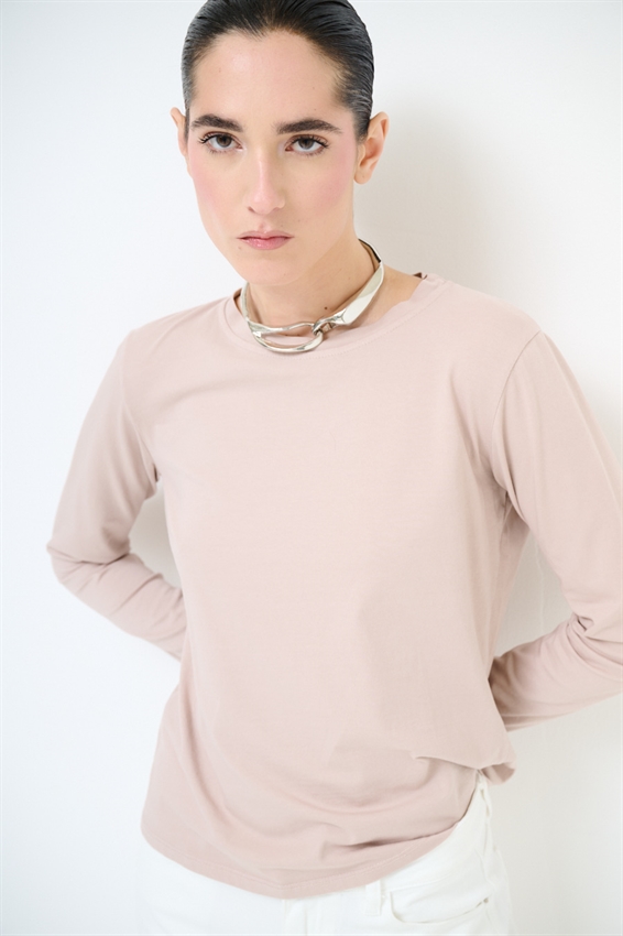 T-SHIRT COTONE REGULAR FIT QUARZO