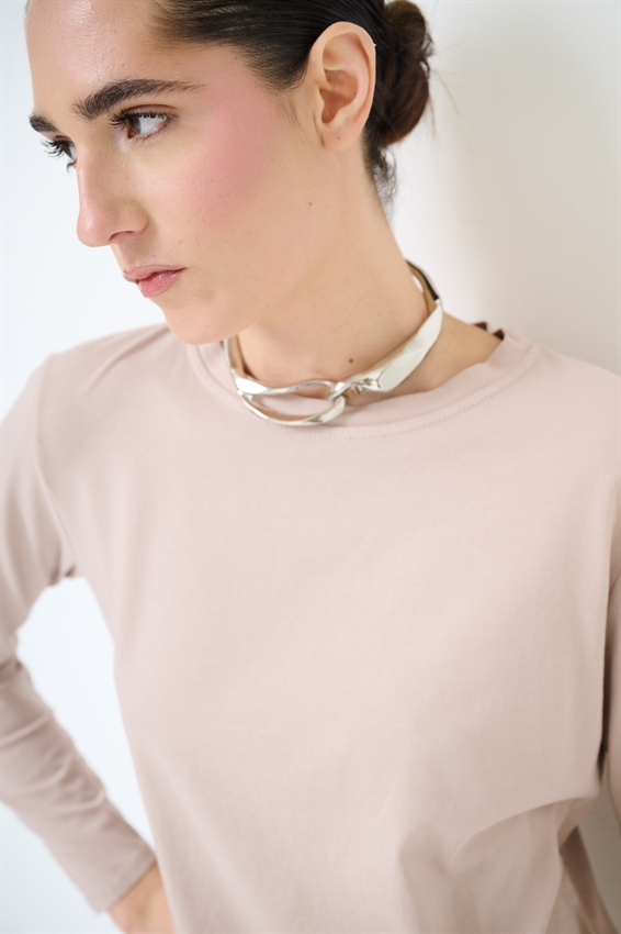 T-SHIRT COTONE REGULAR FIT QUARZO