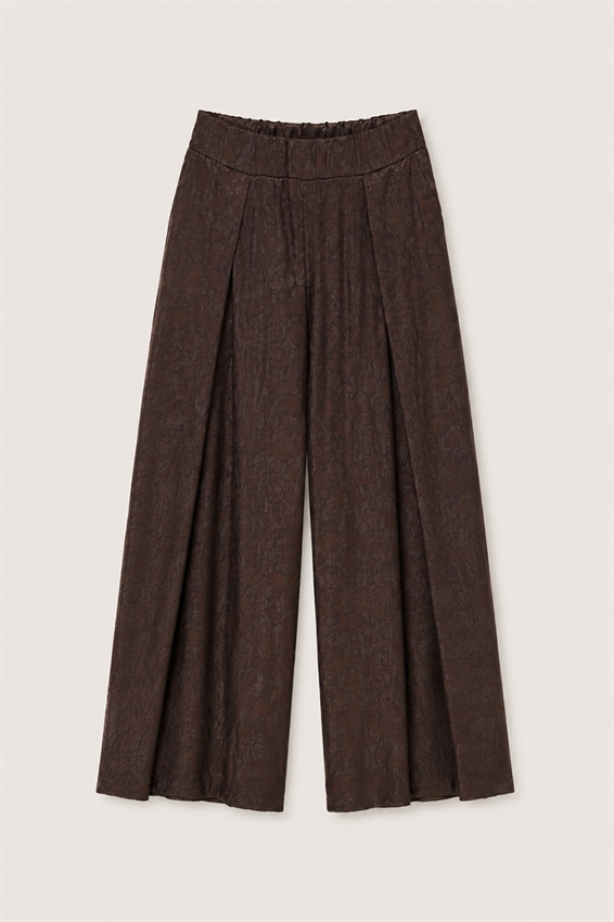 PANTA PALAZZO RASO JACQUARD