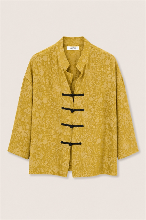 CAMICIA KIMONO CON ALAMARI