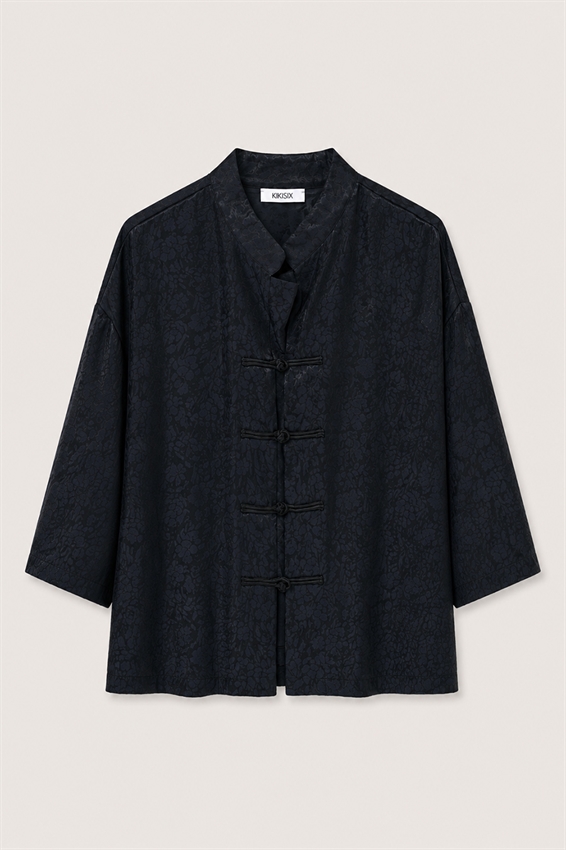 CAMICIA KIMONO CON ALAMARI