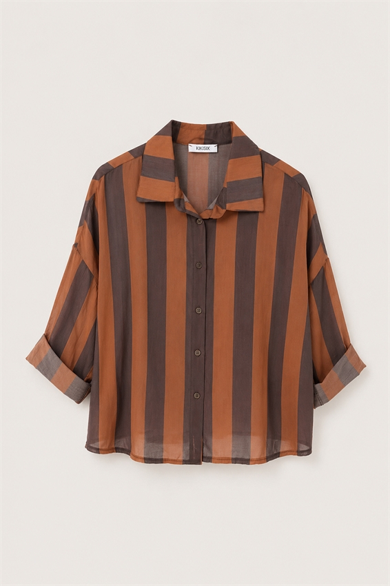 CAMICIA RIGA LYOCELL CON COLLO