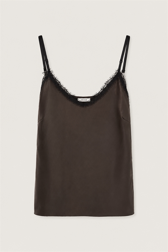 TOP ECOPELLE CON SCOLLO A V E PIZZO
