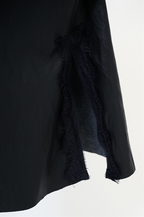 TOP ECOPELLE CON SCOLLO A V E PIZZO