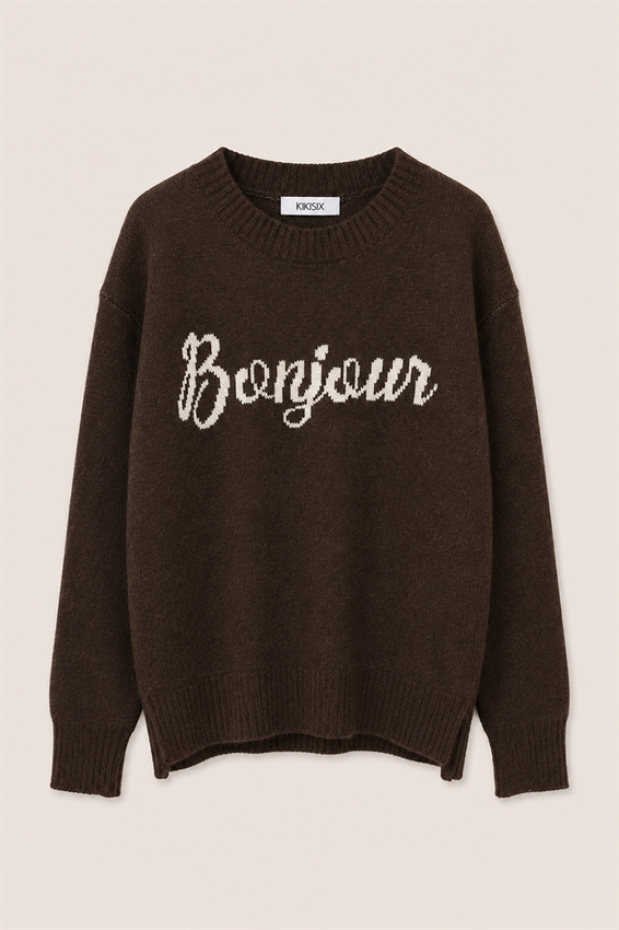 MAGLIA CON SCRITTA