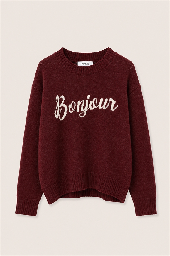 MAGLIA CON SCRITTA