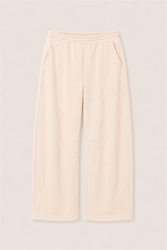 PANTA FELPA CINTURINO ELASTICO