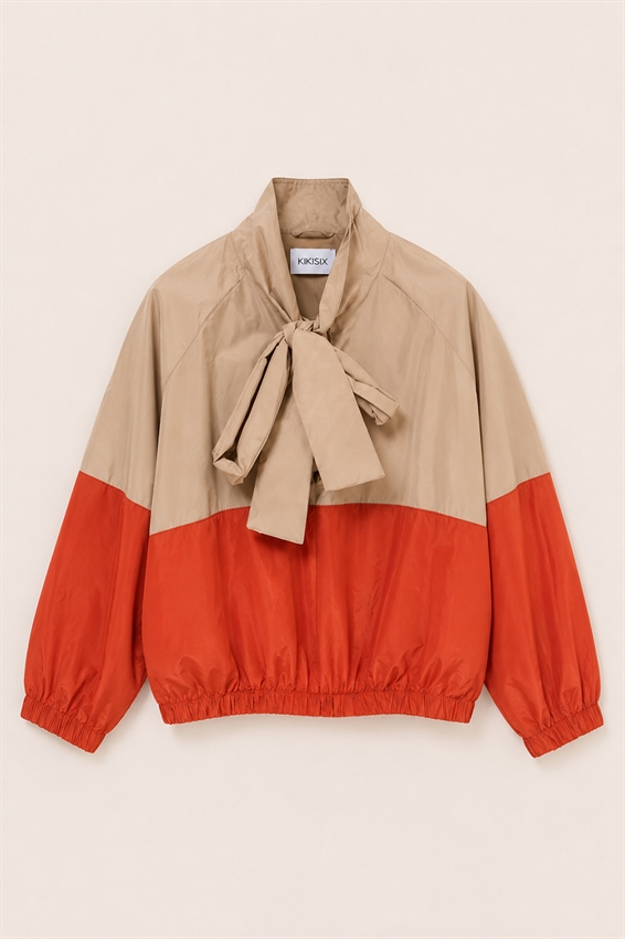 BOMBER BICOLOR CON FIOCCO