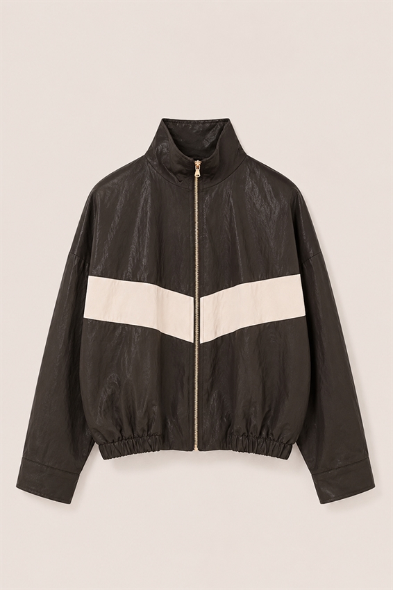 BOMBER CON STRISCIA A CONTRASTO ECOP.