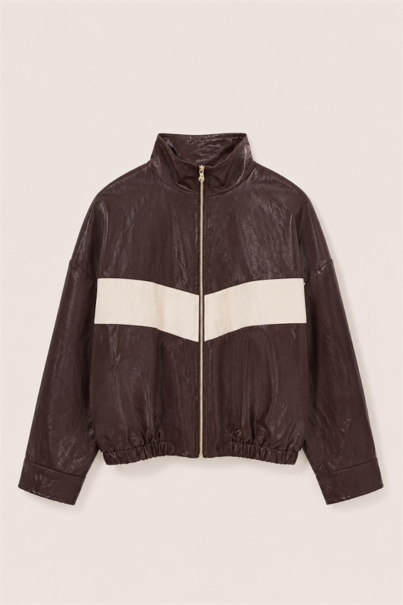 BOMBER CON STRISCIA A CONTRASTO ECOP.
