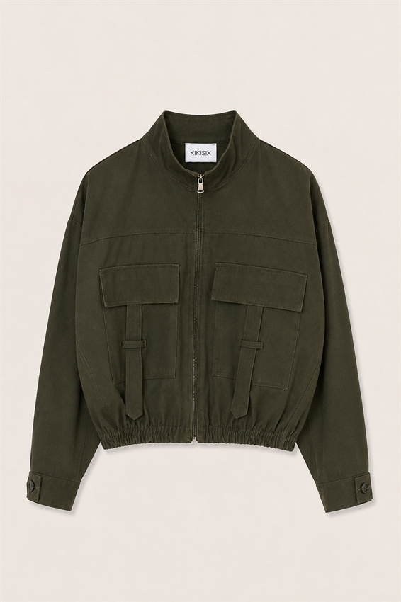 GIUBBOTTO COTONE CON ZIP