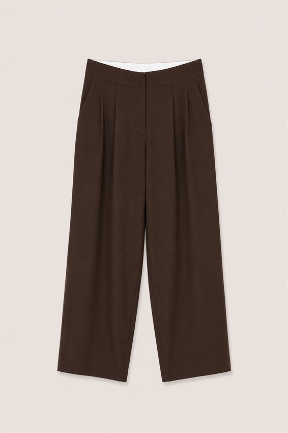 PANTALONE CINTURINO COSTRUITO + PINCE