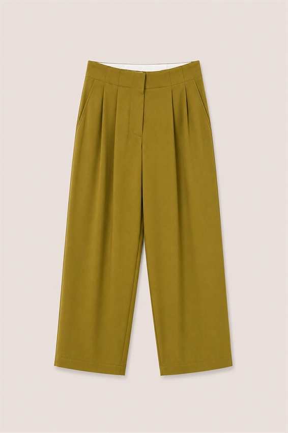 PANTALONE CINTURINO COSTRUITO + PINCE