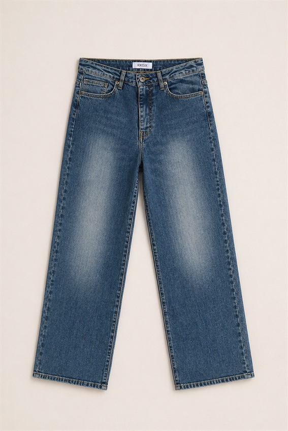 JEANS DRITTO TELA COMFORT A VITA MEDIA