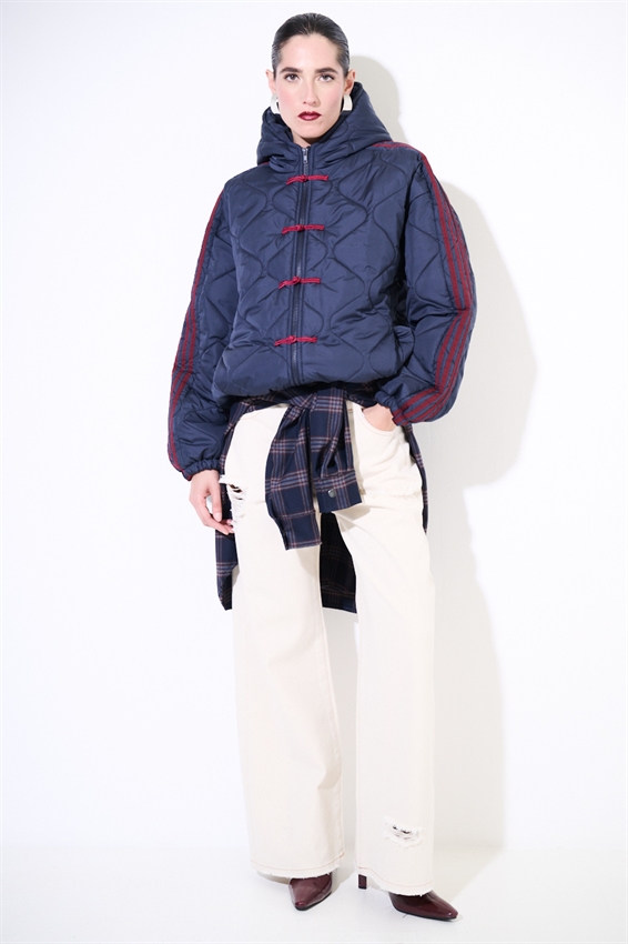 PANTALONE BULL DRITTO CON ROTTURE E IMPUNTURE