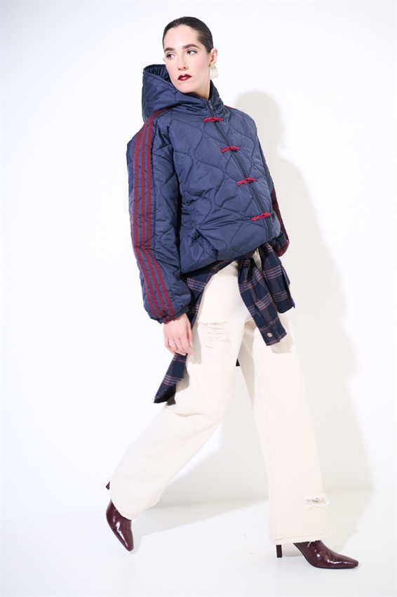 PANTALONE BULL DRITTO CON ROTTURE E IMPUNTURE