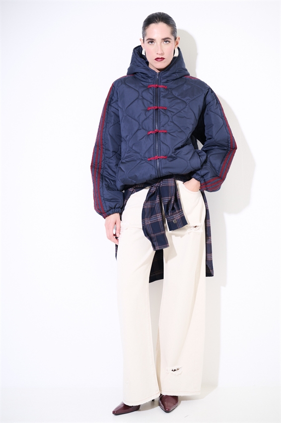 PANTALONE BULL DRITTO CON ROTTURE E IMPUNTURE