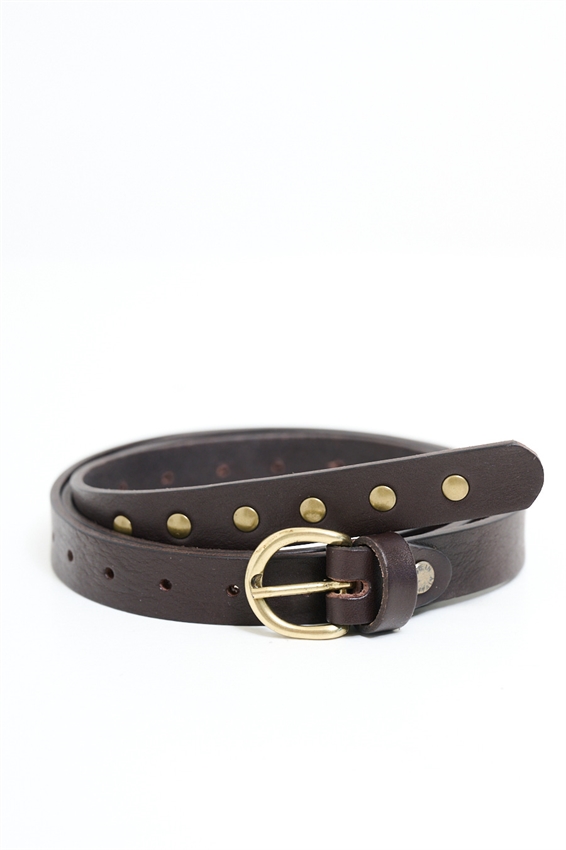 CINTURA MULTI FORI CON BORCHIE CINTURINO