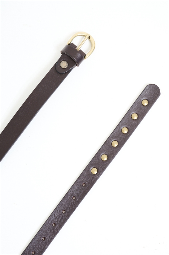 CINTURA MULTI FORI CON BORCHIE CINTURINO