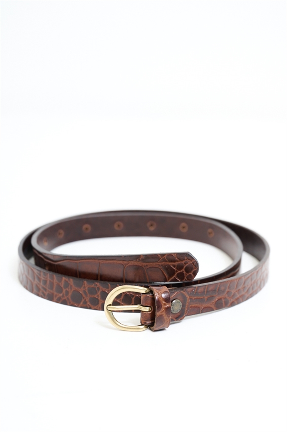 CINTURA BASIC COCCODRILLO