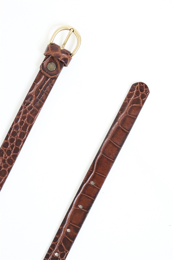 CINTURA BASIC COCCODRILLO