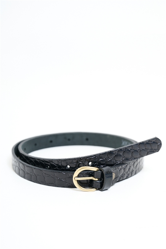 CINTURA BASIC COCCODRILLO