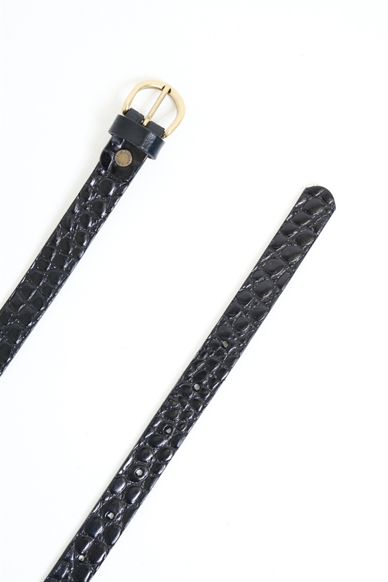 CINTURA BASIC COCCODRILLO
