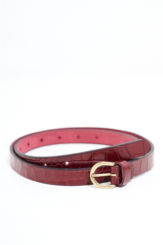CINTURA BASIC COCCODRILLO
